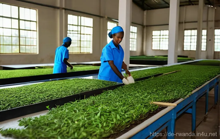 르완다산 차의 특성 - **Prompt 1: The Heart of the Harvest**
"A vibrant, panoramic view of a Rwandan tea plantation ne... 르완다산 차의 특성 - **Prompt 1: The Heart of the Harvest**
"A vibrant, panoramic view of a Rwandan tea plantation ne...