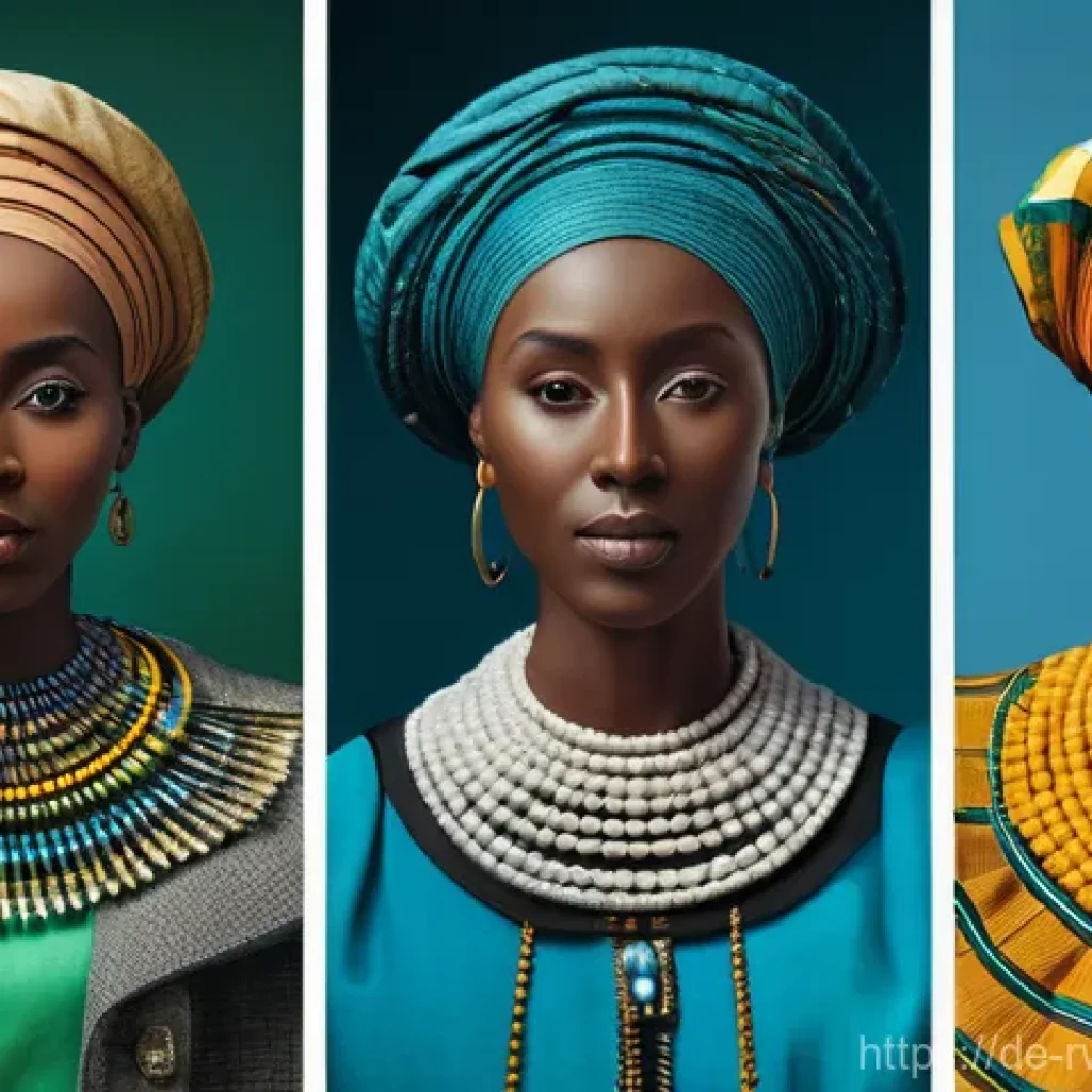 르완다에서의 창업 지원 - Here are three detailed image generation prompts based on the provided text about Rwanda's digital t...